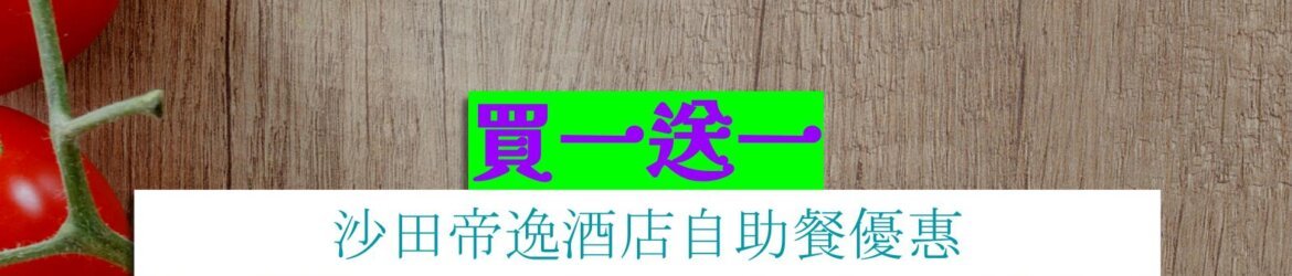 沙田帝逸酒店買一送一